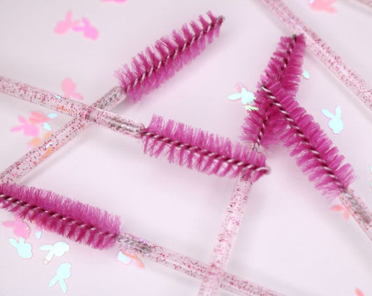 Hot Pink Lash Comb SugarBabe Cosmetics 